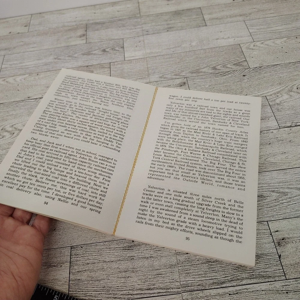Hear the Whistle Blow Huston Brown 1978 Softcover Autobiography Signed Vintage